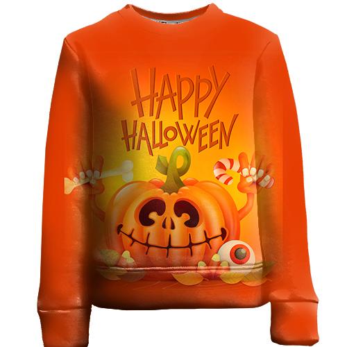 Дитячий 3D світшот Happy Halloween 2