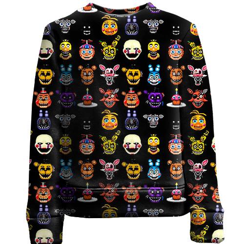 Детский 3D свитшот Five Nights at Freddy's, паттерн