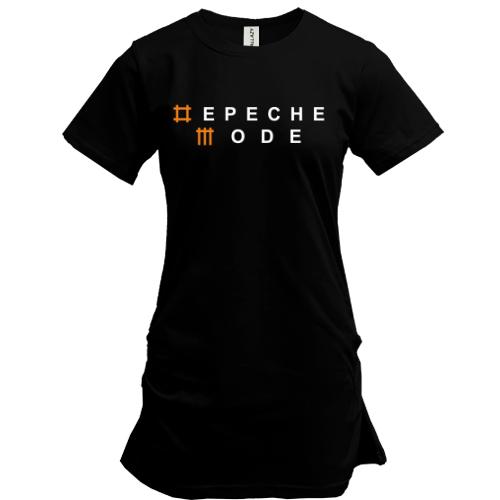 Подовжена футболка  Depeche Mode 2
