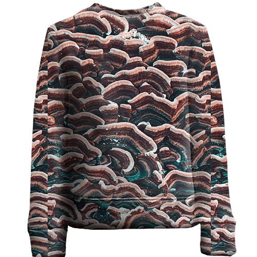 Детский 3D свитшот Mushrooms pattern