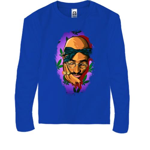 Детская футболка с длинным рукавом с 2PAC арт (2)