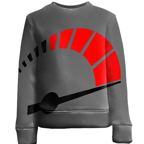 Дитячий 3D світшот Speedometer