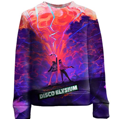 Детский 3D свитшот Disco Elysium, art