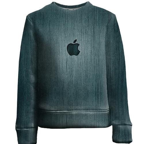 Детский 3D свитшот Apple (дерево)