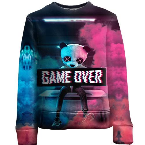 Детский 3D свитшот Game over Panda
