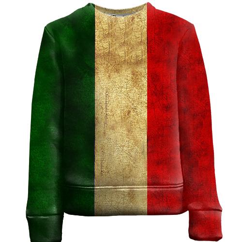 Детский 3D свитшот с флагом Италии