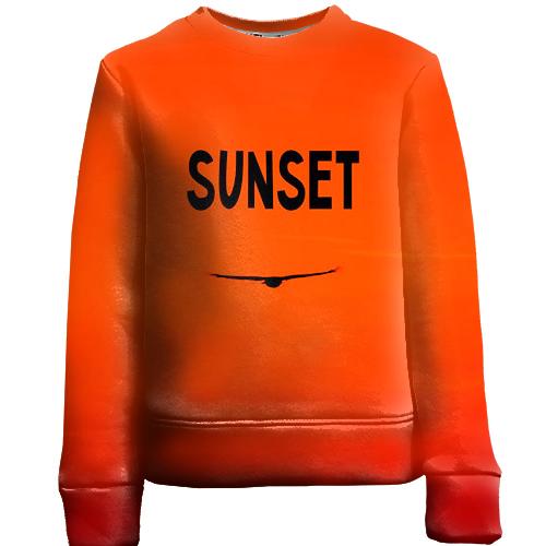 Дитячий 3D світшот Sunset