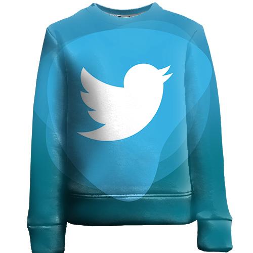 Детский 3D свитшот с Twitter
