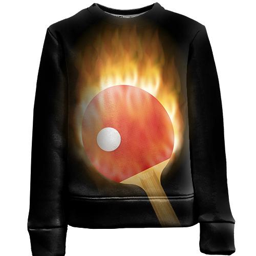Дитячий 3D світшот Fire tennis