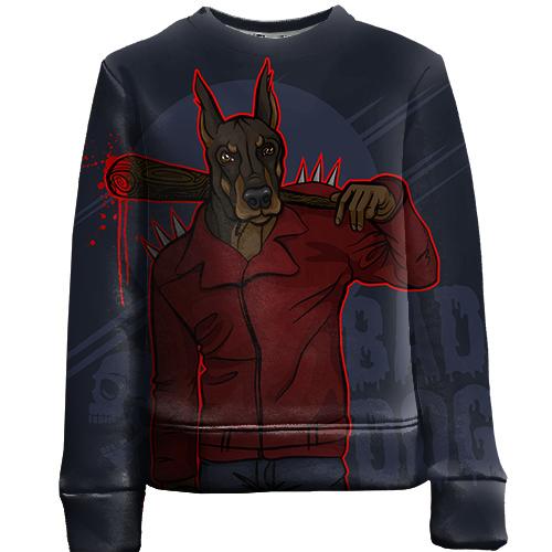 Детский 3D свитшот Bad dog