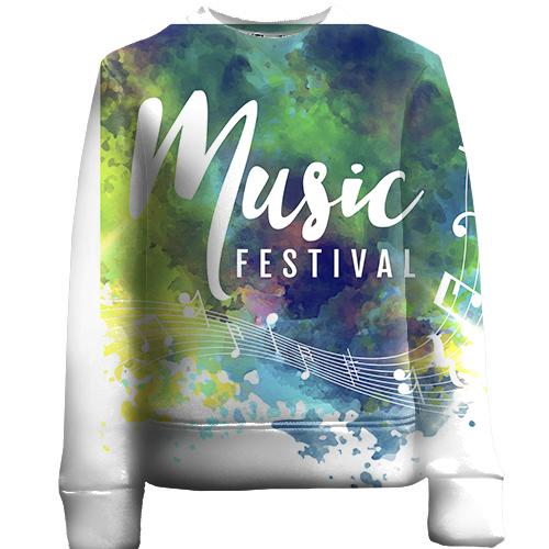 Детский 3D свитшот Music Festival (2)