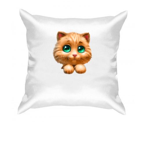 Подушка з кошеням