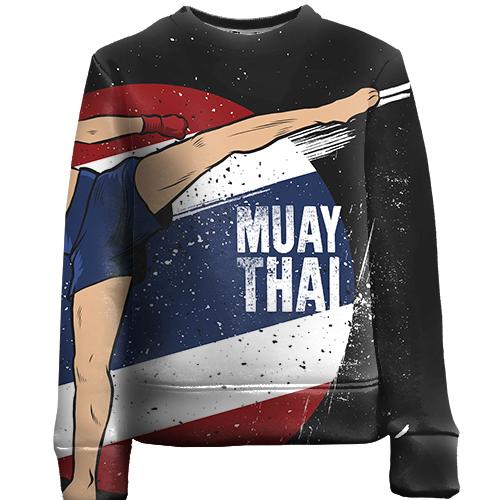 Дитячий 3D світшот с борцом Muay Thai (2)