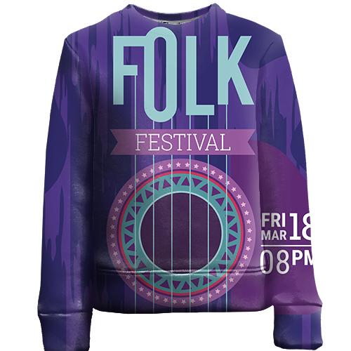 Детский 3D свитшот Folk