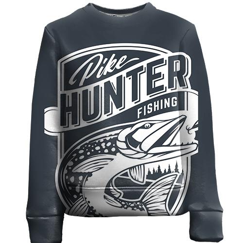Детский 3D свитшот Hunter fishing