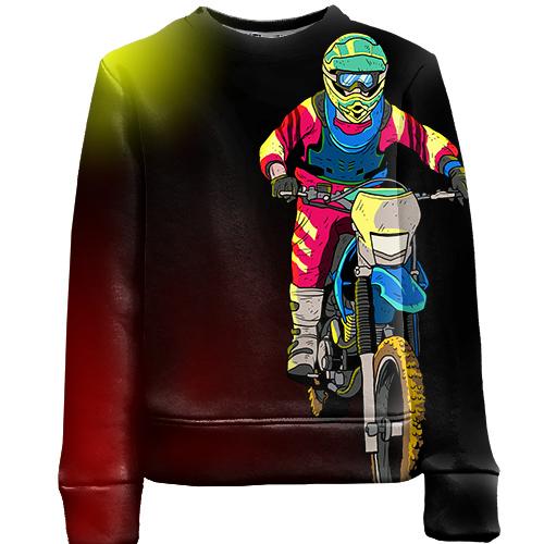 Дитячий 3D світшот Moto Freestyle
