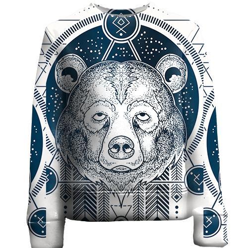 Дитячий 3D світшот Bear Head