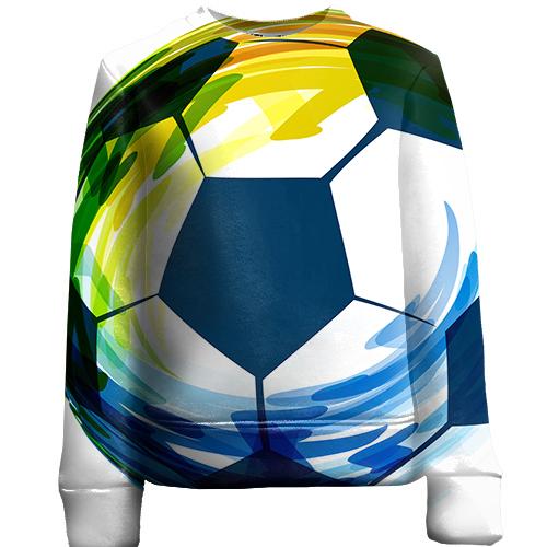 Детский 3D свитшот Football Watercolor Art