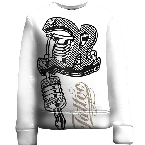 Дитячий 3D світшот Tattoo machine