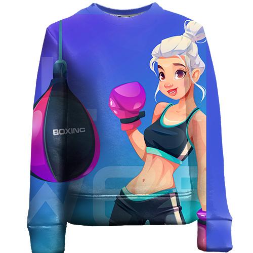 Дитячий 3D світшот Girl Power