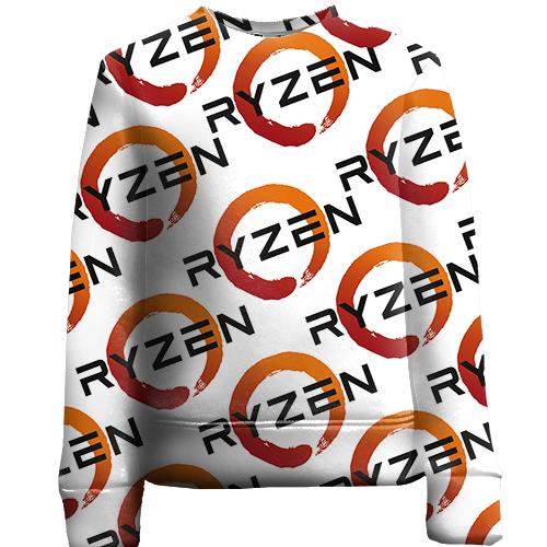 Детский 3D свитшот Ryzen pattern