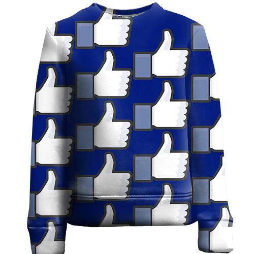 Детский 3D свитшот Like pattern