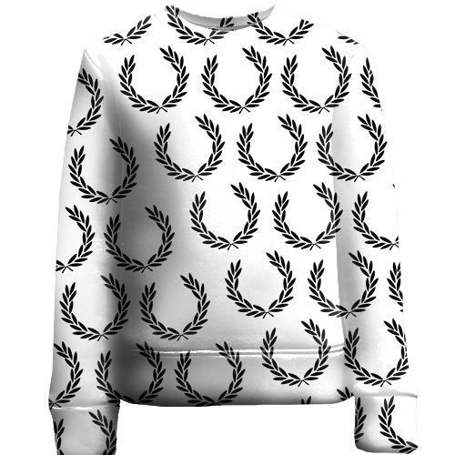 Детский 3D свитшот Fred Perry pattern