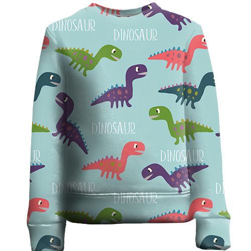 Дитячий 3D світшот Dinosaur  pattern