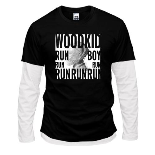 Комбінований лонгслів Woodkid - Run boy