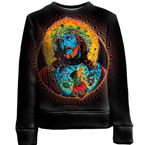 Дитячий 3D світшот Blue Jesus art.