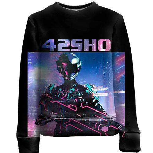 Детский 3D свитшот 42SHO робот с оружием