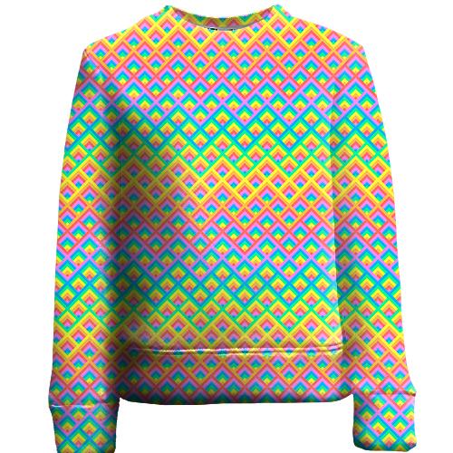 Детский 3D свитшот Rainbow pattern