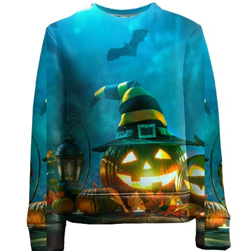 Дитячий 3D світшот Halloween art .