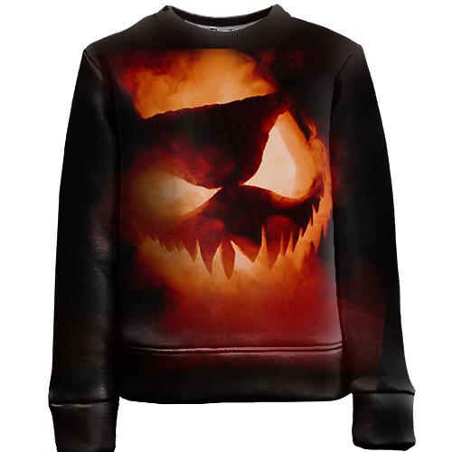 Детский 3D свитшот Halloween pumpkin art
