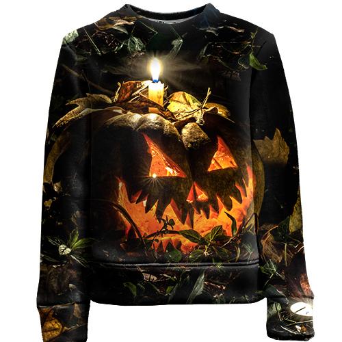 Дитячий 3D світшот Halloween pumpkin art 2