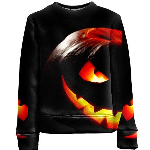 Дитячий 3D світшот Halloween pumpkin art 3