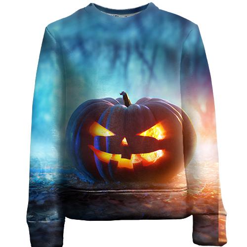 Дитячий 3D світшот Halloween pumpkin art 5