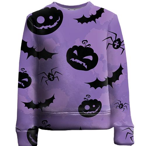Детский 3D свитшот Halloween pattern