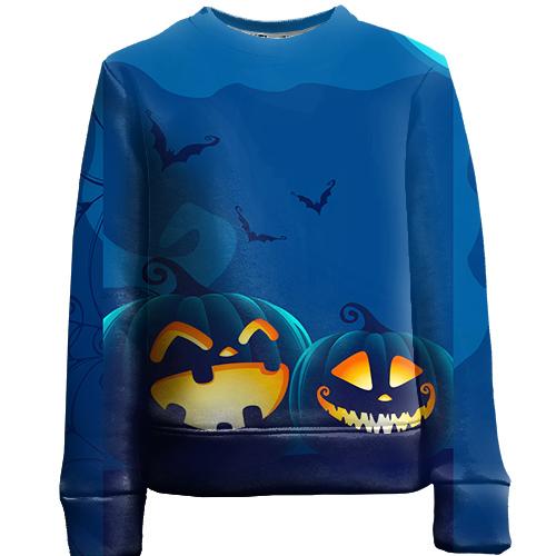 Дитячий 3D світшот Halloween pumpkins 4