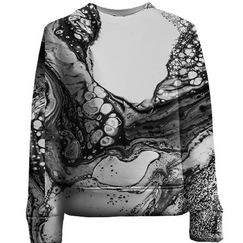 Детский 3D свитшот Abstraction alcohol ink