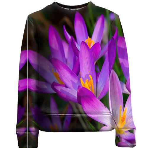 Дитячий 3D світшот Feolite flowers