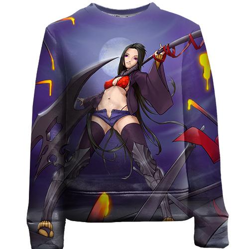 Дитячий 3D світшот Anime Warrior Girl