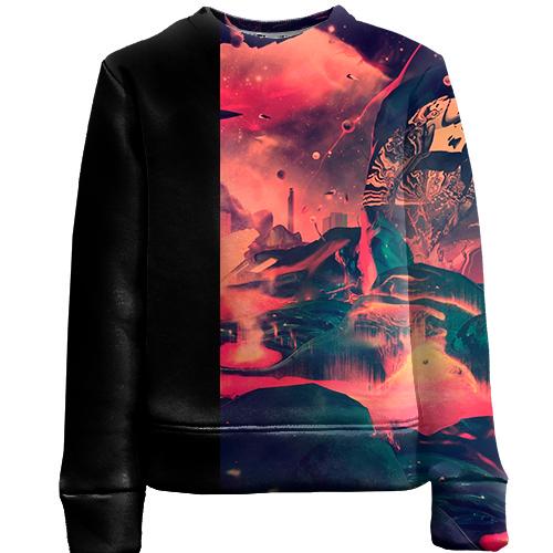 Детский 3D свитшот Multicolor abstraction 16