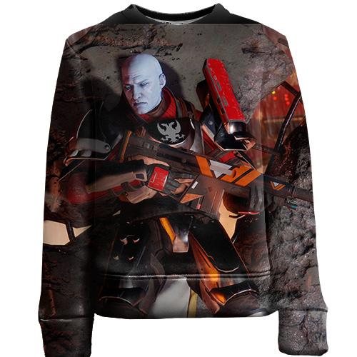Детский 3D свитшот Ghost overlay for destiny 2