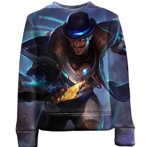 Детский 3D свитшот Pulsefire Twisted Fate Skin Spotlight