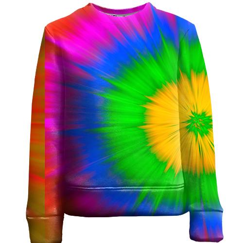 Детский 3D свитшот Rainbow stains
