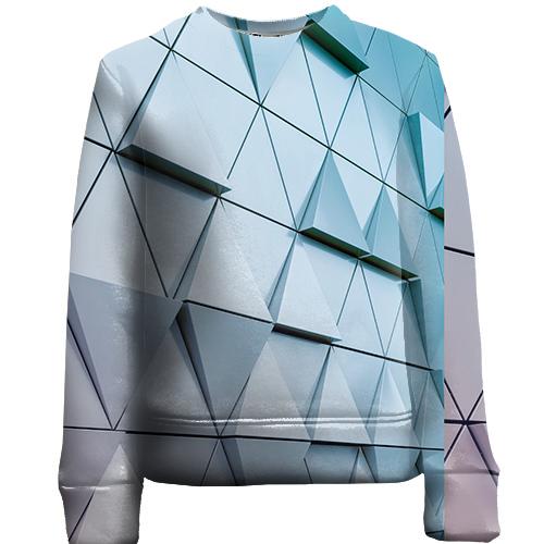 Детский 3D свитшот Triangles 3D