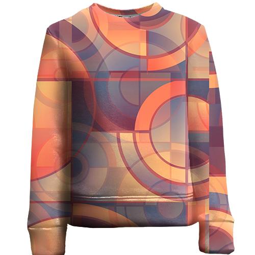 Детский 3D свитшот Geometric pattern