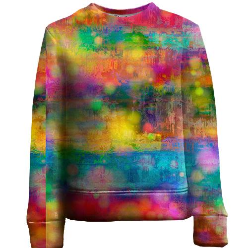 Дитячий 3D світшот Rainbow spots