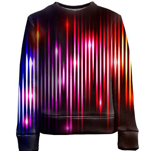 Дитячий 3D світшот Rainbow impulses